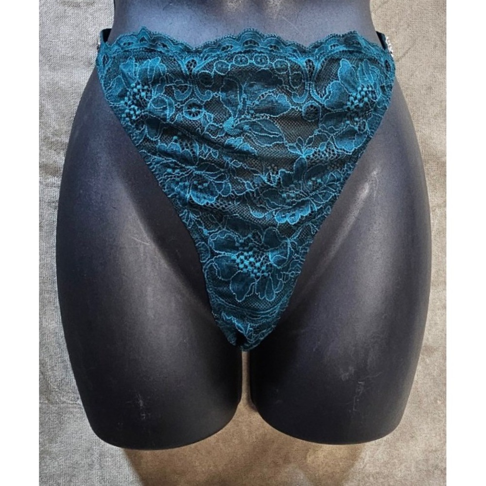 Victoria's Secret‎ Very Sexy Lace Rhinestone Shine Strap Brazilian L